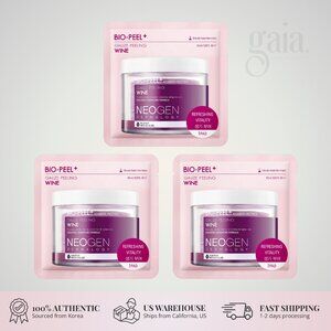 NEOGEN Bio-Peel Gauze Peeling Wine 3 Pads – Anti-Aging Exfoliating Treatment